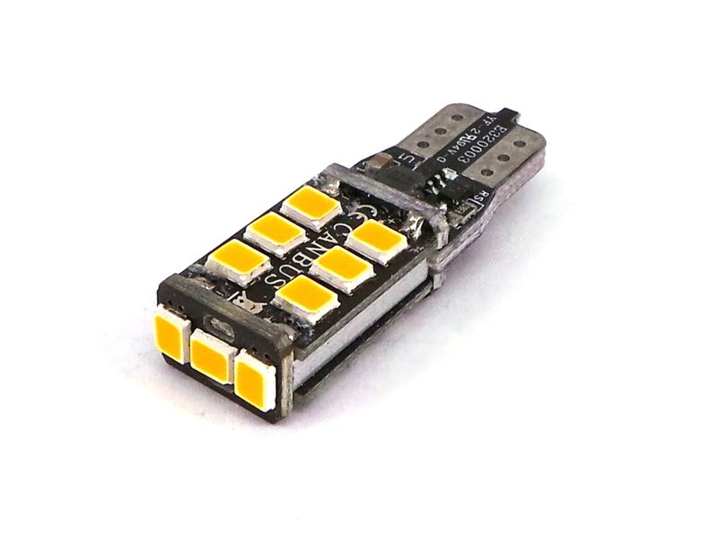 żarówka LED T10 10-18V 7W CANBUS pomarańczowa zdjęcie 6