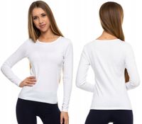Podkoszulka Koszulka Damska Klasyczna Długi Rękaw Bawełniana MORAJ - L