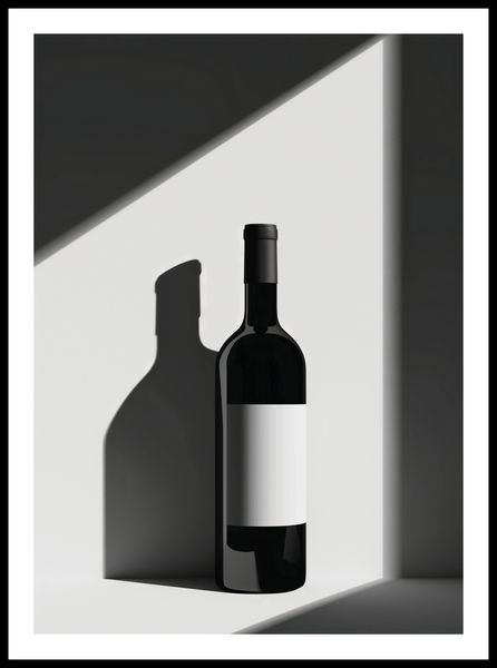 Plakat 50x70cm Butla Wina zdjęcie 3