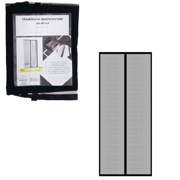 MOSKITIERA MAGNETYCZNA na DRZWI SIATKA MAGNES zdjęcie 1