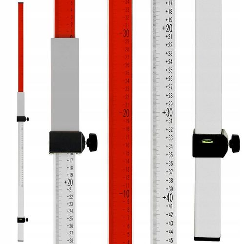 Łata laserowa niwelacyjna 2,4m do niwelatora laserowego odbiornika detektor na Arena.pl