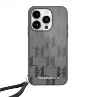 Plecki Karl Lagerfeld do Apple iPhone 13, iPhone 14, iPhone 15 srebrny