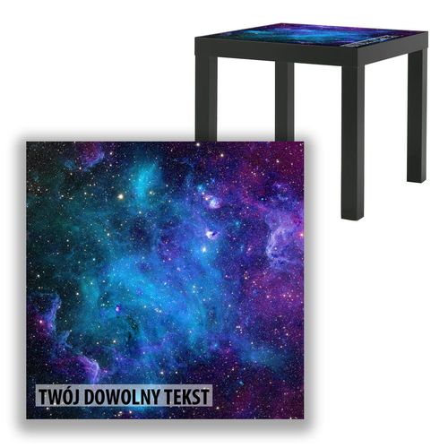 BLAT SZKLANY IKEA LACK Kosmos z Twoim napisem 55x55cm 081b na Arena.pl