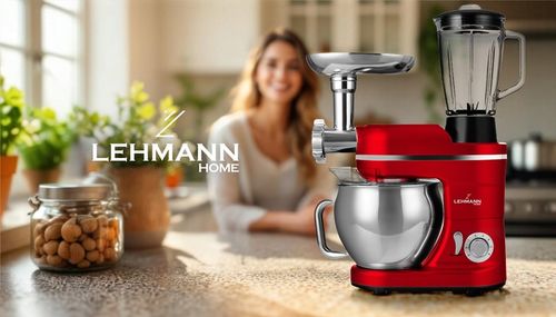 ROBOT KUCHENNY PLANETARNY MIKSER Z MISĄ BLENDER SZKLANY MASZYNKA DO MIĘSA na Arena.pl