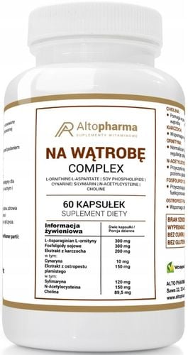 Altopharma Na Wątrobę Complex ostropest 60 kaps. na Arena.pl