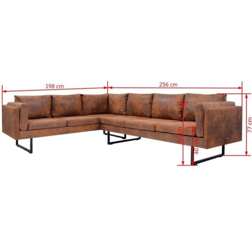 SOFA ROGOWA NAROŻNIK BRĄZOWA na Arena.pl