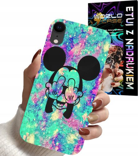 ETUI CASE DO IPHONE XR - MYSZKA MINNIE DAMSKIE WZORY PLECKI na Arena.pl