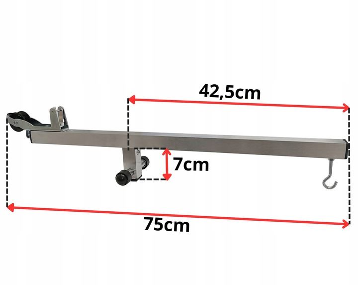 PROWADNICA LINY KOTWICY Z BLOKADĄ UCHWYT PONTON KORMORAN zdjęcie 12