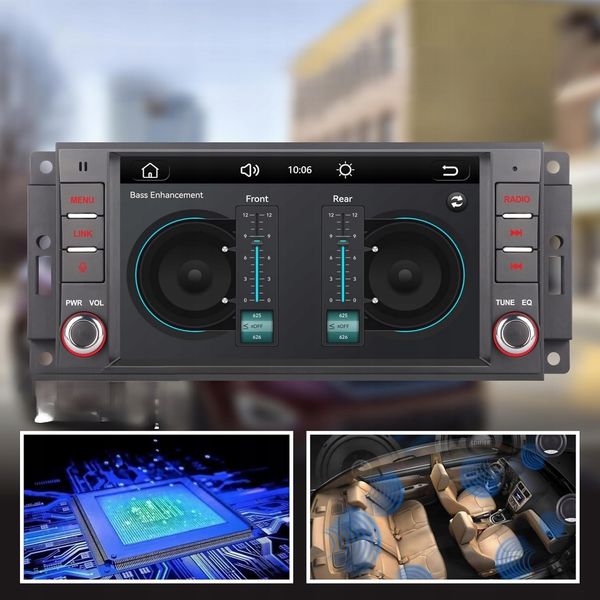 Radio Samochodowe Carplay Android Auto Do Jeep Wrangler Compass Dodge zdjęcie 3