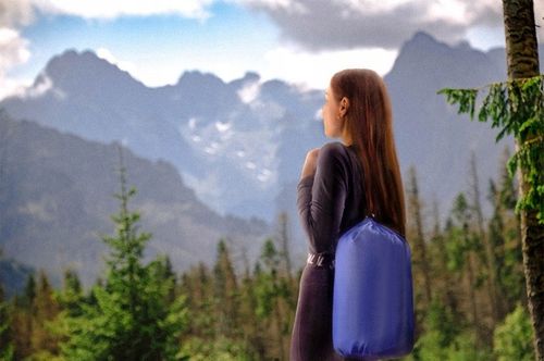 Śpiwór - niebieski S10249 na Arena.pl