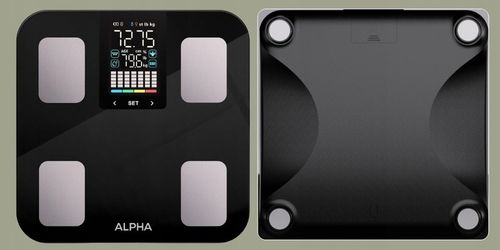 Waga Łazienkowa Elektroniczna Alpha - Aplikacja po Polsku Analityczna na Arena.pl