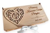 PUDEŁKO NA PIENIĄDZE prezent pamiątka KOMUNIA grawer personalizacja K1