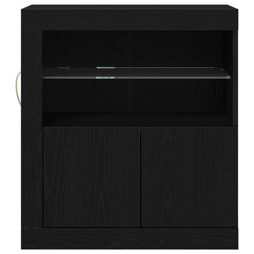 Bufet Czarny 60.5 x 37 x 67 cm Materiał drewnopochodny na Arena.pl