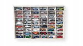 Organizer drewniany na resoraki typu Hot Wheels półka na autka na prezent54