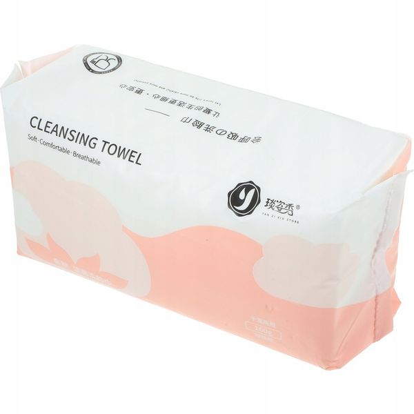 JEDNORAZOWE RĘCZNIKI DO TWARZY BAWEŁNIANE RĘCZNIKI DO DEMAKIJAŻU zdjęcie 5