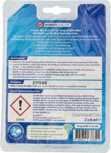 DOMOL ZAPACH DO ZMYWARKI 2 X 6 ML na Arena.pl