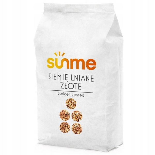 SIEMIĘ LNIANE ZŁOTE 5kg Kraj: POLSKA Czyste 100% zdjęcie 3