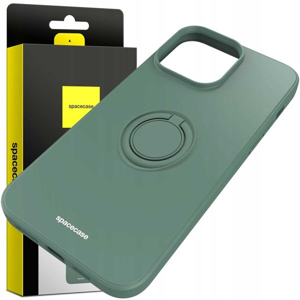 Spacecase Silicone Ring Iphone 14 Pro Max Dark Green zdjęcie 8