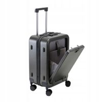 WALIZKA Kabinowa CZARNA LAPTOP ABS Odporna 38L