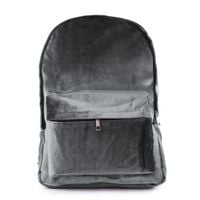 plecak aksamitny velvet szary pl33sz
