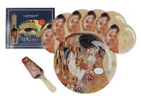 Zestaw deserowy - G. Klimt, Pocałunek