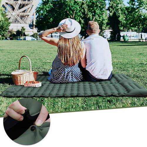 MATA SAMOPOMPUJĄCA KARIMATA POJEDYNCZY 200X67X10 CM Z PODUSZKĄ GRUBA na Arena.pl