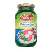 Galaretki kokosowe w syropie zielony Nata De Coco Green phil Supreme 340g
