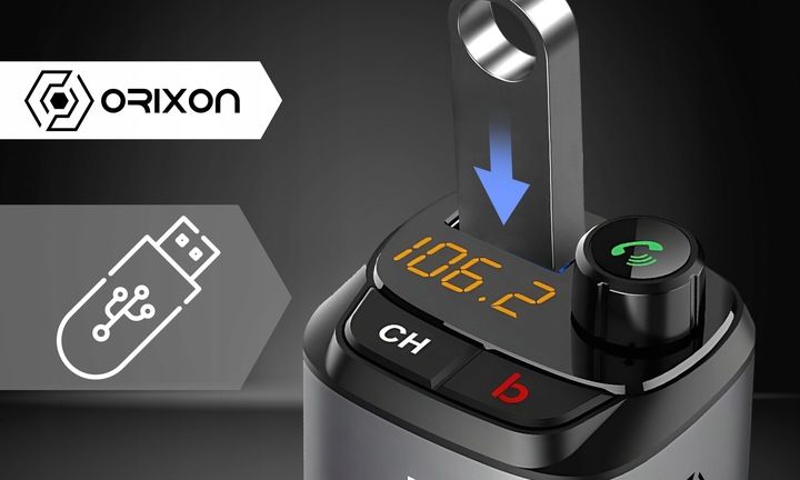 TRANSMITER SAMOCHODOWY BLUETOOTH FM 2X USB TRANSMITER WIELOFUNKCYJNY zdjęcie 5