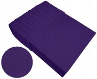 Prześcieradło frotte z gumką 180x200 Bielbaw Greno śliwkowe