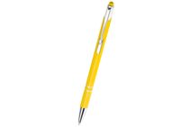 Długopisy metalowe z grawerem 500 szt. k.żółty do ekranów dotykowych