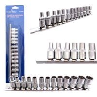 Nasadki spline 12-kątne 13 el. 1/4" na szynie Falon-Tech