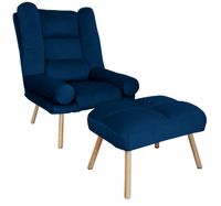 FOTEL TOKIO ROZKŁADANY Z PODNÓŻKIEM N. DĄB MG16