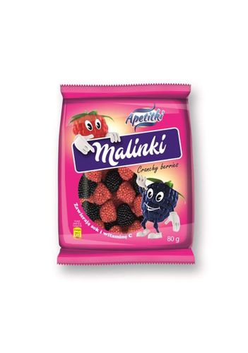 Apetitki Żelki malinki 80 g na Arena.pl