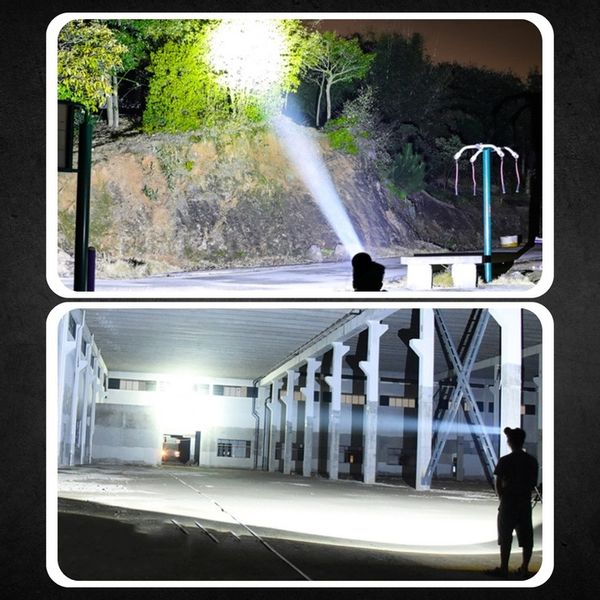 MOCNA LATARKA AKUMULATOROWA SZPERACZ LED POWERBANK ŁADOWANIE TURYSTYCZNA zdjęcie 11