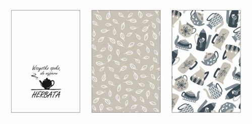 Zestaw Ścierek Kuchennych Kuke - Herbata 006 na Arena.pl