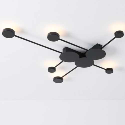 Lampa ścienna CLEX - 6 LED czarna 89 cm na Arena.pl