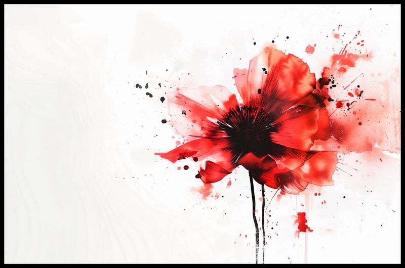 Plakat 91,5x60cm Płynna Akwarela zdjęcie 2