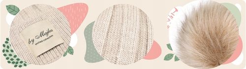 Majka Czapka Damska Z Pomponem Jesienna Zimowa na Arena.pl