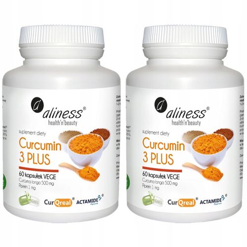 2x CURCUMIN C3 COMPLEX KURKUMINA PIPERYNA Aliness na Arena.pl