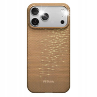 ETUI DO IPHONE 17 PRO PITAKA ULTRA-SLIM MAGSAFE GOLDEN GLINT