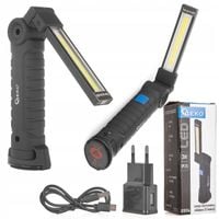 lampa warsztatowa led cob 1200mah składana (5 funkcji)