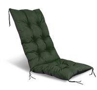 poduszka ogrodowa 50x50x80 cm na krzesło wodoodporna zielona