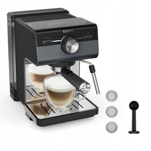 Ekspres kolbowy z dyszą spieniającą KRUPS Authentic+ C80 XP384G 15 bar na Arena.pl