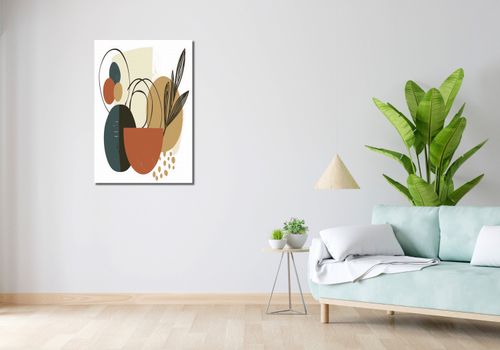 Obraz 60x90cm Ogień i Flora na Arena.pl