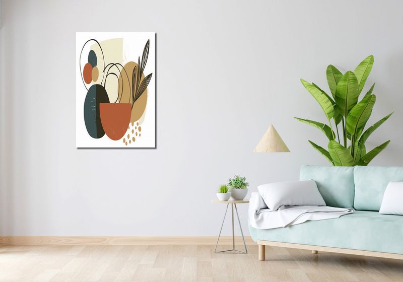 Obraz 60x90cm Ogień i Flora zdjęcie 2