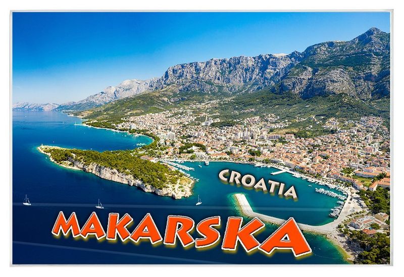 Makarska - magnes szklany zdjęcie 1
