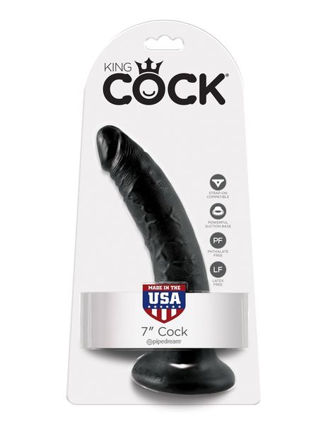 King Cock 7" Cock Black zdjęcie 5