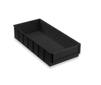 Pojemnik magazynowy czarny ESD- 400x180x80 mm