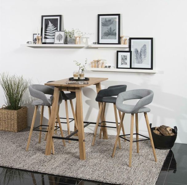 Stołek barowy Grace low dark grey zdjęcie 7