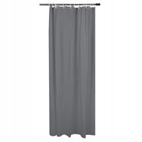 Zasłona prysznicowa tekstylna WODOODPORNA GRUBA FIRANKA WYTRZYMAŁA SOLIDNA